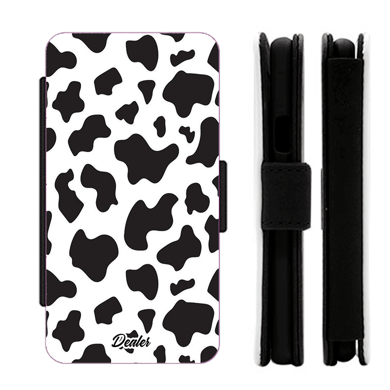Etui à clapet design vache