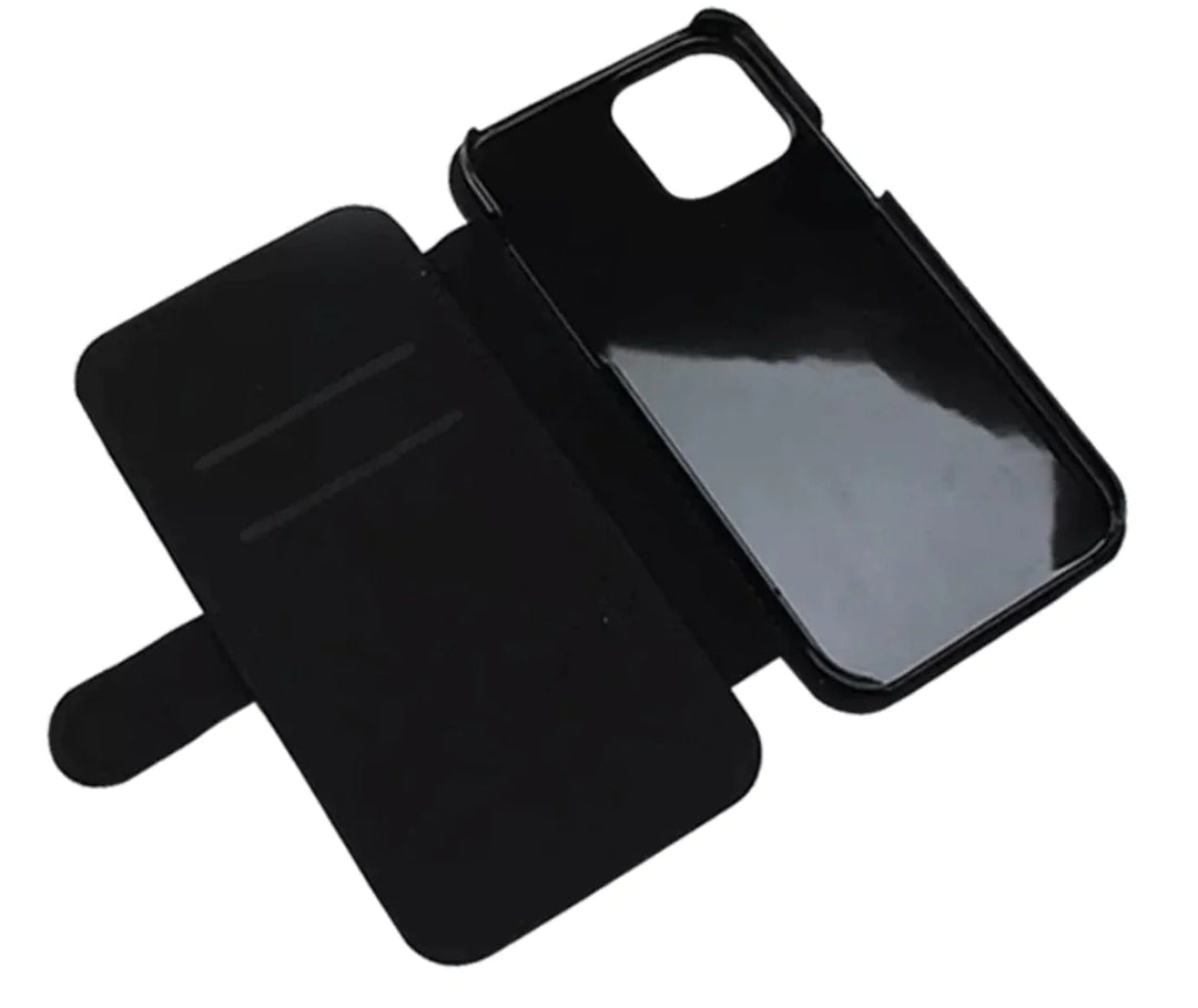 Coque double protection intérieur clapet porte cartes et silicone