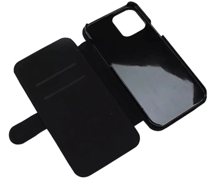 Intérieur étui coque silicone et simili cuir noir 