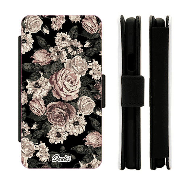 Housse fleurs style tatoo pour Huawei 